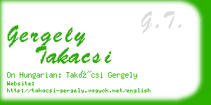 gergely takacsi business card